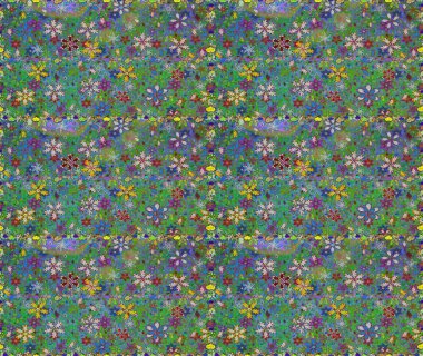 Raster Moda kumaş deseni. Çizgisiz desen. Şirin çiçekler..