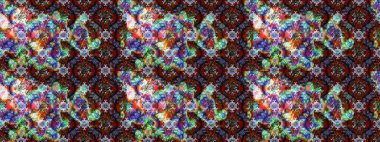 Kahverengi, nötr ve gri renklerde. Çiçek. Raster illüstrasyonu. Taslak dekoratif arka plan, çiçek mandala.