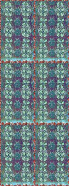 Nazikçe, güzel çiçek arkaplanı. Mavi renkli çiçekler. Raster çiçek desenli ve çiçekli..