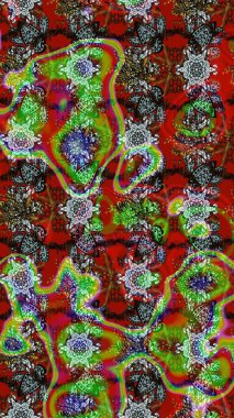 El çizimi Raster çizimi. Parlak elementlerin. Çizim çiçek deseni duvar kağıdı, web sitesi arkaplanı, paket kağıdı, davetiye, broşür, pankart veya web sitesi için kullanılabilir.