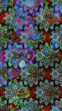 Düz Çiçek Elementleri Tasarımı. Mavi renkli çiçekler. Renkli Bahar Teması eskiz kalıbı. Çiçek desenli eskiz, yaz çiçekleri..