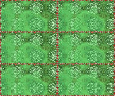 Renkli Bahar Temalı Kusursuz Arkaplan. Düz Çiçek Elementleri Tasarımı. Çiçeksel fantezi tasarımı. Parlak bir arka planda..