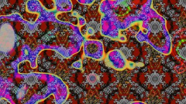 Raster deseni. Çiçekli çiçek deseni, suluboya. Küçük çiçekte güzel bir çiçek deseni..