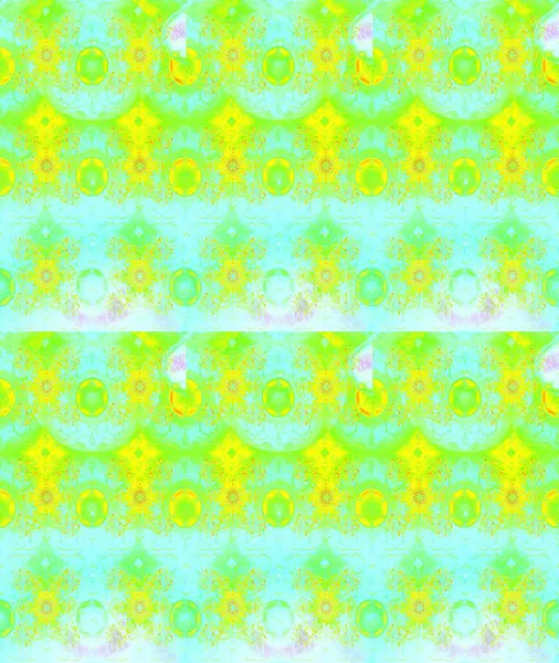 Raster illüstrasyonu. Yeşil renkli çiçekler. Çizim çiçek deseni duvar kağıdı için kullanılabilir.