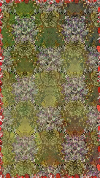 Küçük renkli çiçekler. Çiçekli bahar çiçekleri. Küçük çiçekte güzel bir desen. Kusursuz. Moda baskıları için zarif bir şablon. Motley illüstrasyonu.