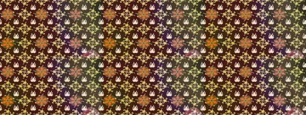 Çiçekli çiçek deseni, suluboya. Süslü kumaş deseni. Raster deseni.