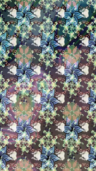 Beautiful watercolor Bouquet of summer flowers sketch pattern. Nice fabric pattern.