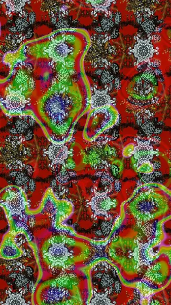 El çizimi Raster çizimi. Parlak elementlerin. Çizim çiçek deseni duvar kağıdı, web sitesi arkaplanı, paket kağıdı, davetiye, broşür, pankart veya web sitesi için kullanılabilir.