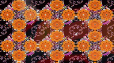 Tatil havası. Raster güzel bir çiçek deseni çizmiş. Nazik romantik baskı. Bahar mevsimi.