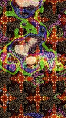 Renkli Bahar Teması eskiz kalıbı. Düz Çiçek Elementleri Tasarımı. Güzel çiçek deseni. Kahverengi renkte çiçekler.