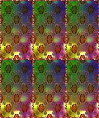 Raster düz çiçekleri pürüzsüz desen. Kahverengi renkli çiçekler. Tasarım hediye paketi, tebrik kartları, posterler ve afiş tasarımı.