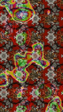 Çiçekli çizim şekli. Çiçekler kırmızı, kahverengi ve gri renklerde. Düz Çiçek Elementleri Tasarımı. Renkli Bahar Teması çizim şablonu.