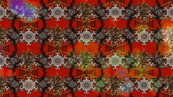 Çiçek arkaplanlı soyut zarafet eskiz deseni. Raster Güzel kumaş deseni.