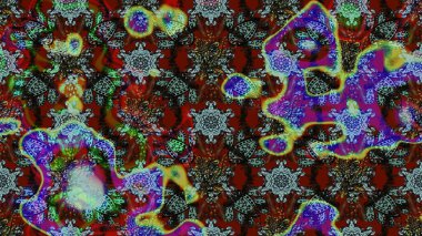 Raster illüstrasyonu. Küçük çiçekteki sevimli çiçek deseni. Güzel kumaş deseni. Güzel karalamalı çiçek deseni çiz..