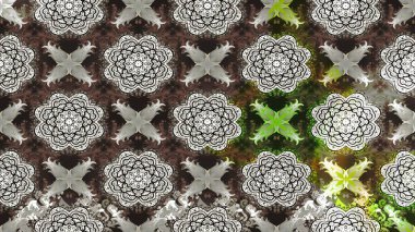 Gri renkli şirin çiçekler. Moda baskısı, albüm, ambalaj kağıdı ve duvar kağıdı için zarif dekoratif süslemeler. Küçük çiçekli basit bir çiçek çizimi. Raster illüstrasyonu.