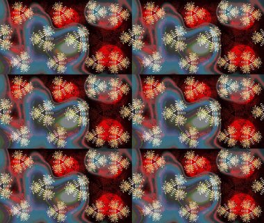 Kahverengi renkli çiçek desenli eskiz, el yapımı papatyalar, papatyalar. Tekrar eden çiçek arkaplanı, zarif kahverengi çiçek duvar kağıdı..