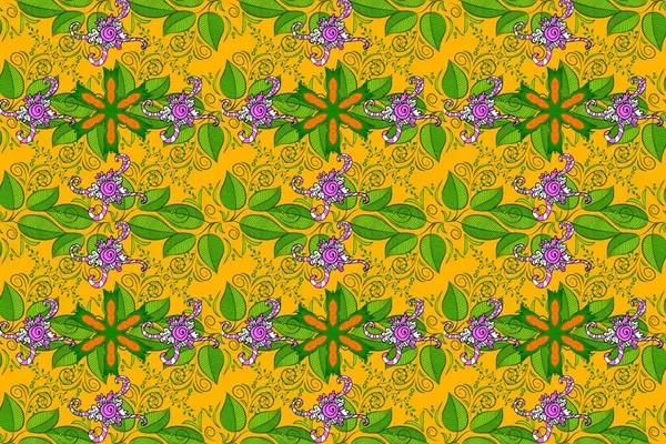Güzel, parlak, pürüzsüz kumaş, tuval. Raster illüstrasyonu. Çiçek çelengi. Kıvırcık, parlak örgü. Eski moda arka plan. Şablon, pürüzsüz, çiçekli kenar..