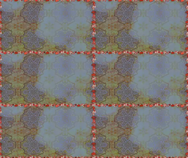 Düz Çiçek Elementleri Tasarımı. Renkli Yaz Temalı Kusursuz Arkaplan. Modaya uygun kumaş deseni. Sevimli çiçek raster deseni.