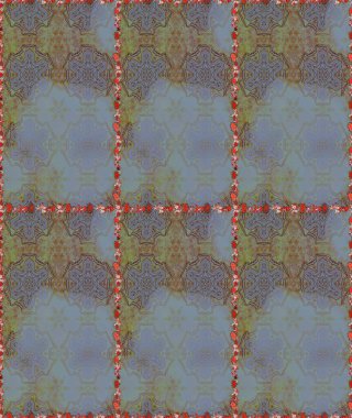 Sevimli çiçek raster deseni. Düz çiçek öğeleri tasarım. Moda kumaş deseni. Yaz tema Dikişsiz desen arka plan rengi.