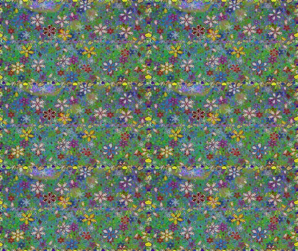 Raster Moda kumaş deseni. Çizgisiz desen. Şirin çiçekler..