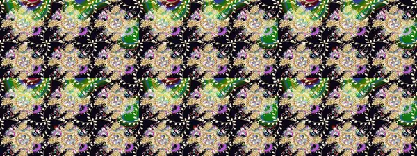 Sevimli küçük çiçek desenle. Raster resim. Çiçek desenli çiçek ve yaprakları ile.