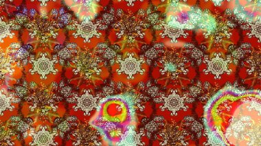 Kızılderili desenli desenli desenli şal deseni. Tekstil, tebrik kartı, boyama kitabı, telefon kılıfı baskısı için kullanılabilir. Etnik Mandala süsü. Raster Henna dövme stili.