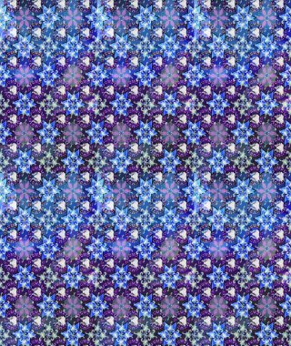 Raster illüstrasyonu. Nazikçe, mavi ve mor renkte yaz çiçekleri. Raster çiçek desenli ve çiçekli..