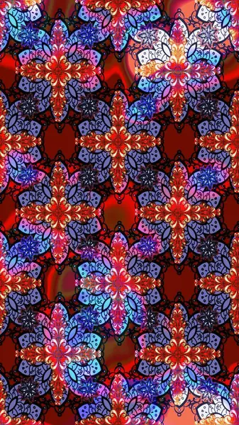 Süslü zentangle çizim dokusu, soyut çiçeklerle süslenmiş. Çiçek deseni duvar kağıdı, desen dolguları ve web sayfası arka planı için kullanılabilir. Şekillendirilmiş çiçekli çizim deseni.