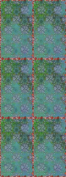 Raster illüstrasyonu. Yumuşak, mavi renkte bahar çiçekleri. Çiçek ve yapraklı karalama şeklinde Raster çiçek deseni.