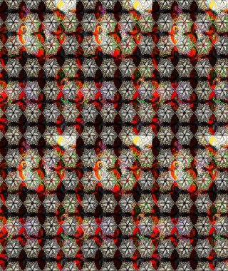 Raster Çiçek İllüstrasyonu güzel tekstil. Siyah renkli etnik çiçeklerle zarif eskiz deseni.