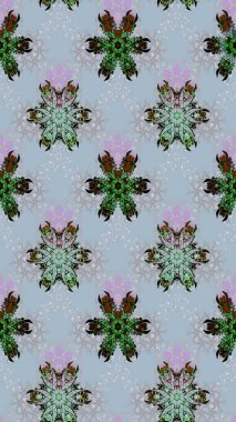 Çiçekli zambakların eskiz geçmişi. Parlak çiçekli kolaj çiçekleri mavi ve gri. Çiçek tasarımı için inanılmaz kolaj cennet tarzı..