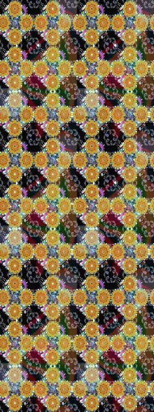 Eskiz arkaplan modeli. Suluboya, elle çizilmiş. Raster hisseleri. Sarı üzerine çiçekler..