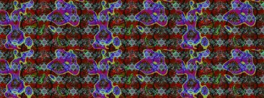 Eskiz Vintage Çiçek Deseni. Raster Kalça dokusu deseni.