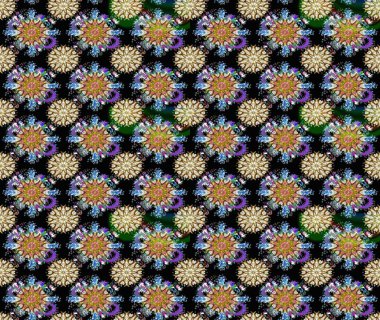 Etnik Mandala süsü. Raster Henna dövme stili. Kızılderili desenli desenli desenli şal deseni. Tekstil, tebrik kartı, boyama kitabı, telefon kılıfı baskısı için kullanılabilir.