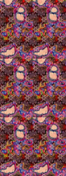 Elle boyanmış suluboya resim çizimleri, çiçekler ve bitkiler. Pembe renkte çiçekler.