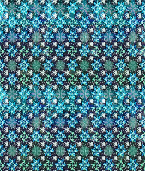 Mavi renkli çiçekler. Çiçekli karalama şeklinde Raster çiçek deseni. Yumuşak, bahar çiçekli arka plan.