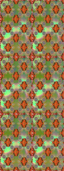 Modern stil dokusu. Çiçek desenli raster, yeşil ve kahverengi çizgi grafik deseni soyut raster arkaplan.