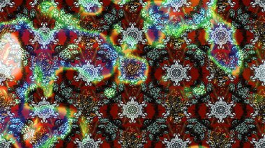 Kahverengi, gri ve yeşil çiçekli eskiz deseni, suluboya çiçek deseni, sevimli çiçek, duvar kağıdı, kart veya kumaş için fayanslı. Raster - stok.