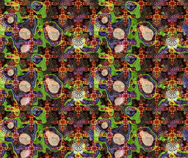 Kahverengi renkli çiçekler. Raster illüstrasyonu. Çiçek desenli eskiz, vuruşlar, sıçramalar, yaz çiçekleri..