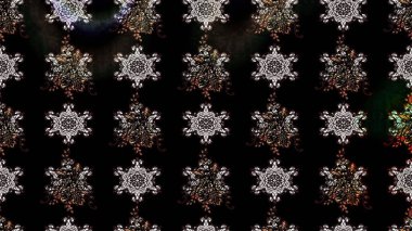 Siyah renkli çiçekler. Çiçek süslemeli çizim deseni. Raster illüstrasyonu.