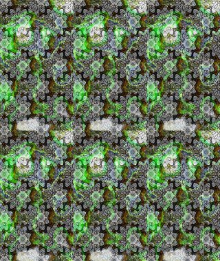 Raster deseni. Doğa. Çiçek kolajı. - Gri çiçekler. Çiçek arkaplan. Küçük çiçekte güzel bir desen var. Çiçek bileşimi.