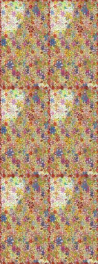 Kusursuz Vintage Çiçek Deseni. Raster Kalça dokusu deseni.