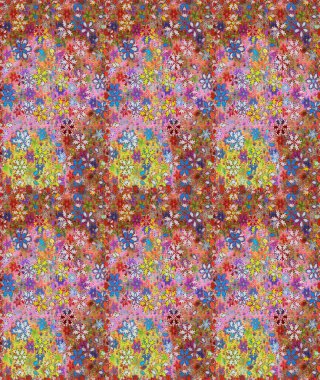 Küçük yabani çiçeklerdeki kusursuz halk desenleri. Özgürlük stili Millefleur 'lar. Taşralı şıklığı. Tekstil, duvar kağıdı, kapaklar, yüzey, baskı, hediye paketi, hatıra defteri, dekupaj için çiçek çayırı arka planı.