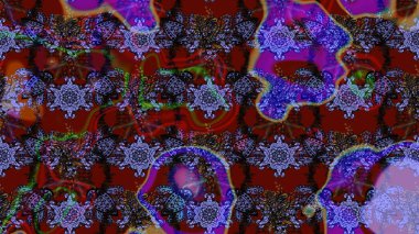 Raster Hip kumaş deseni. Eskiz Vintage Çiçek Deseni.