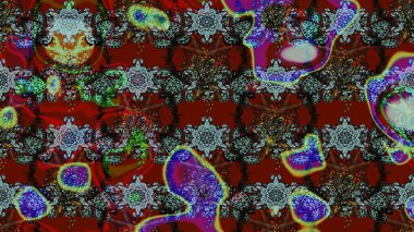 Raster Hip kumaş deseni. Eskiz Vintage Çiçek Deseni.