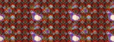 Raster illüstrasyonu. Yumuşak, bahar çiçekleri kahverengi, kırmızı ve gri renklerde. Raster çiçek desenli ve çiçekli..