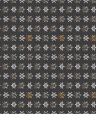 Doğal kozmetik ürünleri, parfüm, çiçekçi dükkanı için bahar ihalesi tasarımı. Karşılama ya da düğün geçmişi olarak kullanılabilir. Paket kağıdı için en iyisi. Gri lale çiçekli Raster çizim deseni.