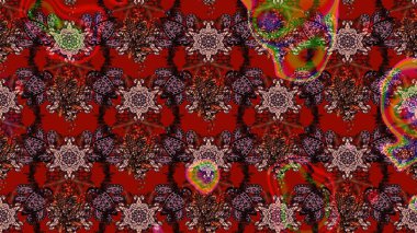 Doğum günü kartı ya da düğün davetiyesi. Raster illüstrasyonu. Kahverengi, kırmızı ve siyah renklerde. Suluboya çiçek buketi. Çiçekli tebrik kartı. Çiçek arka planı.