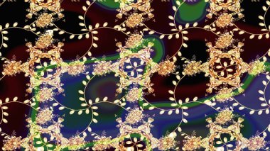 Raster şirin suluboya çiçek desenleri çiziyor. Büyük bir çiçek boyası seti. Kartlar, davetiyeler, tarih kartları ve daha fazlası için kullanılabilir.