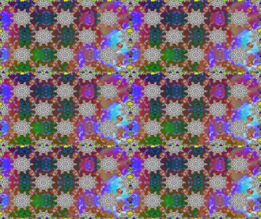 Raster düz çiçekleri pürüzsüz desen. Hediye ambalaj kağıdı, tebrik kartları, posterler ve pankart tasarımı. Gri renkli çiçekler.